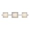Besa Lighting Paolo Vanity, Stucco, Satin Nickel Finish, 3x5W LED 3WS-7873ST-LED-SN - alternate 1